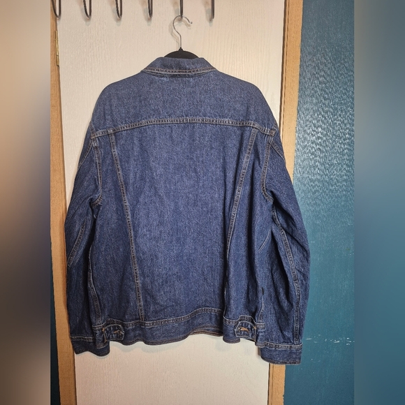 712 🦃🎄Harley-Davidson Men's Blue Denim Jacket - Picture 2 of 3